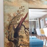 Very large Victorian style painted mirror