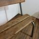 Locker room bench