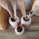Set of 3 vintage 1950 pots in glazed stoneware
