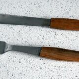 Couteau et fourchette à gigot