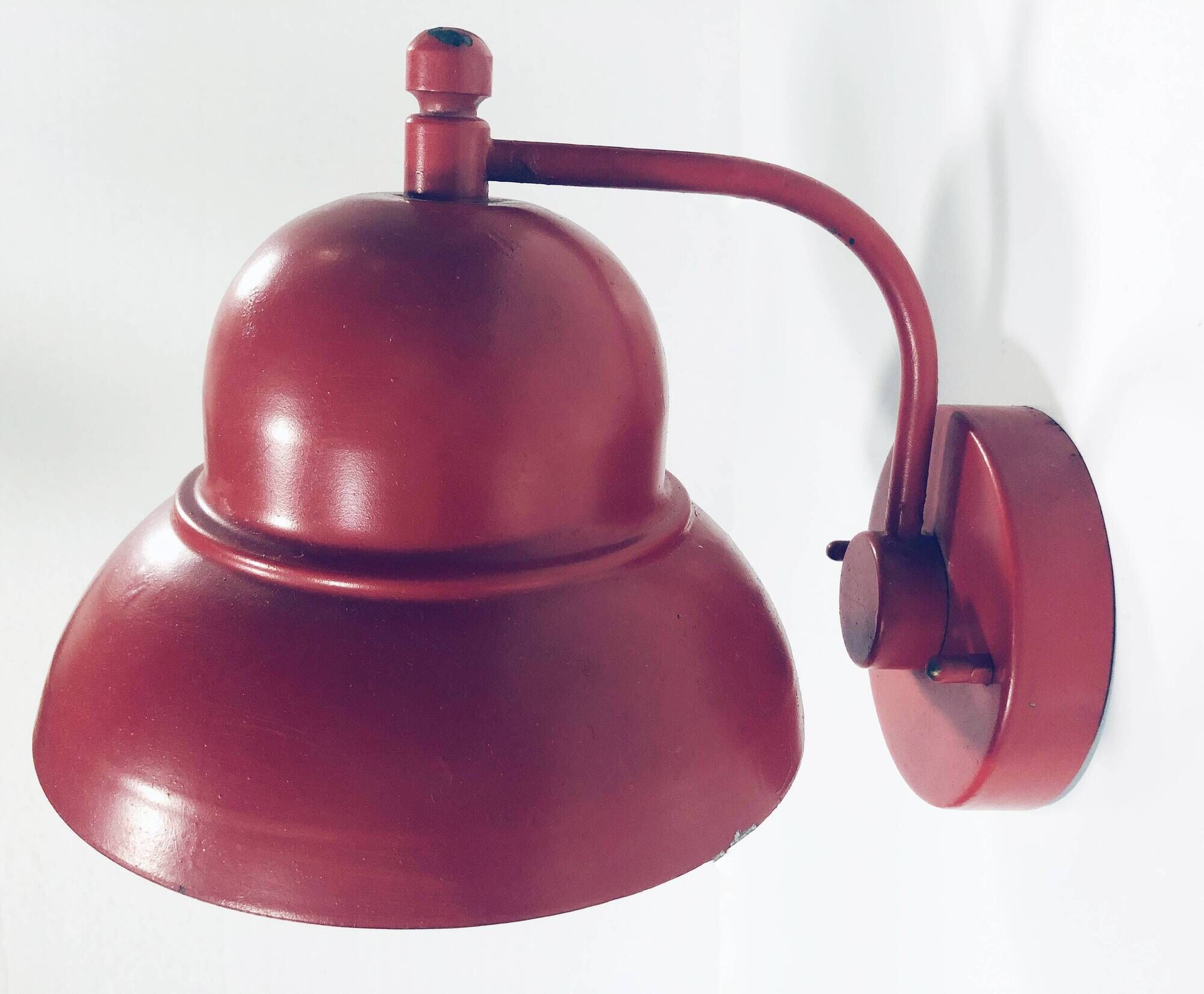 Vintage Industrial Wall Light • Bell • Indoor/Outdoor • 1960