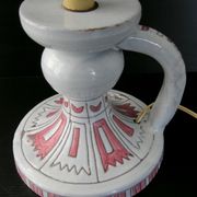 Pied de lampe vintage céramique 1950