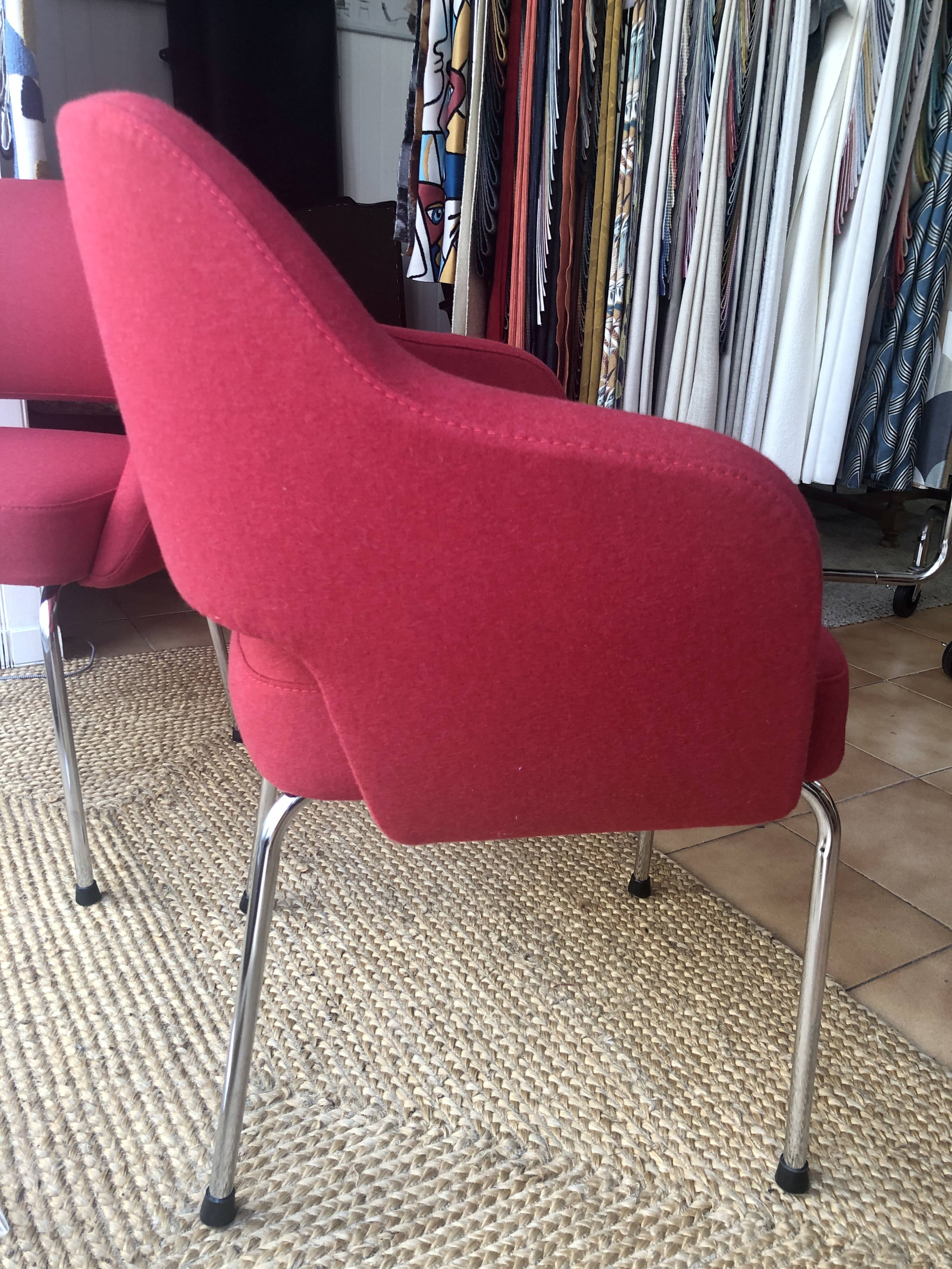 Pair of renovated "Conference" armchairs