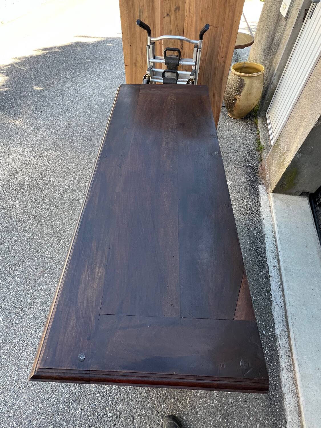 Two-door antique sideboard