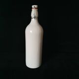 bottle, stoneware carafe, white ceramic, MKM