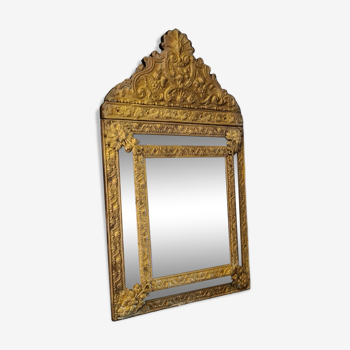 Louis XIV style beaded mirror