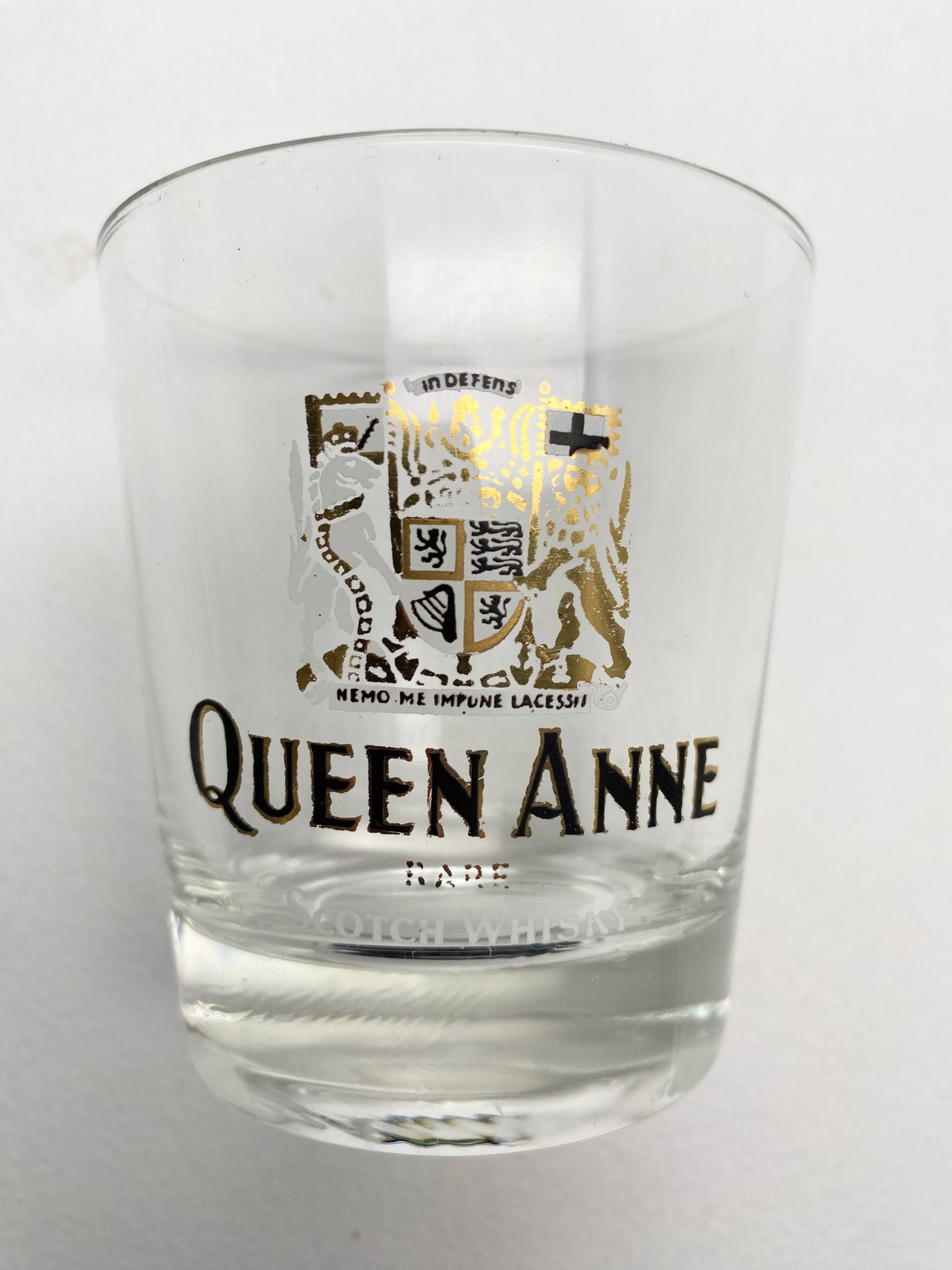 3 Vintage Canadian Club Whiskey Glasses, Long John and Queen Anne