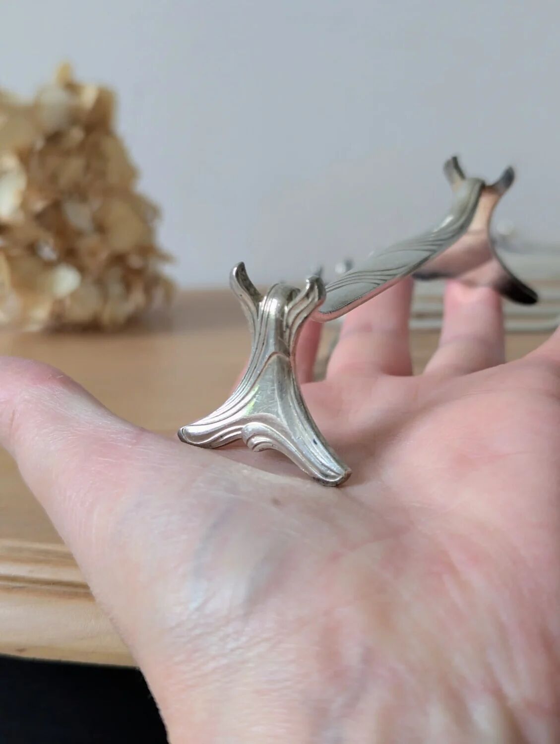 Set of 12 Christofle knife rests, Moderne 1912 model