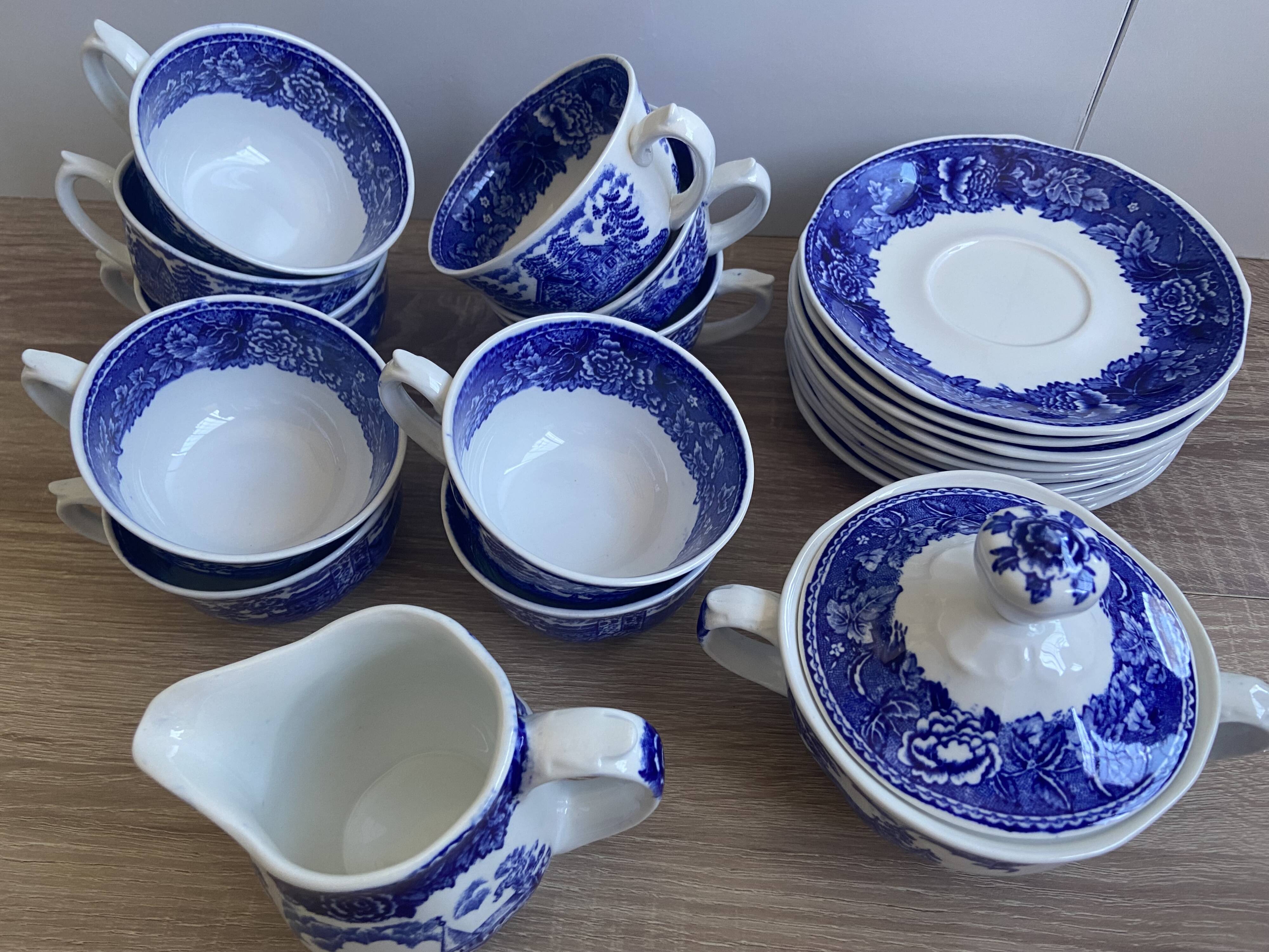 Ancien Service à Thé Café Chocolat Faïence Fine Made in Finland "ARABIA"