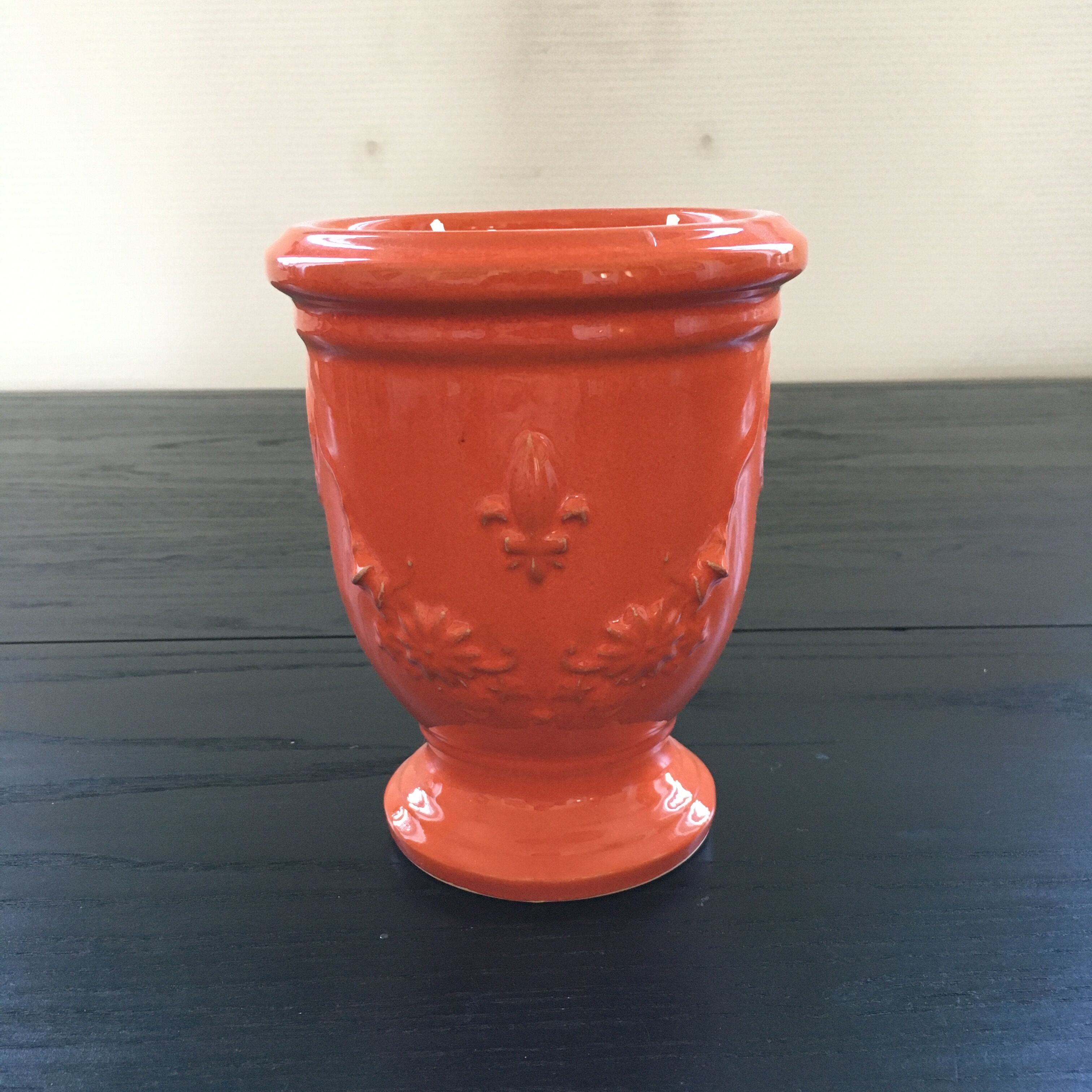 Orange Anduze vase