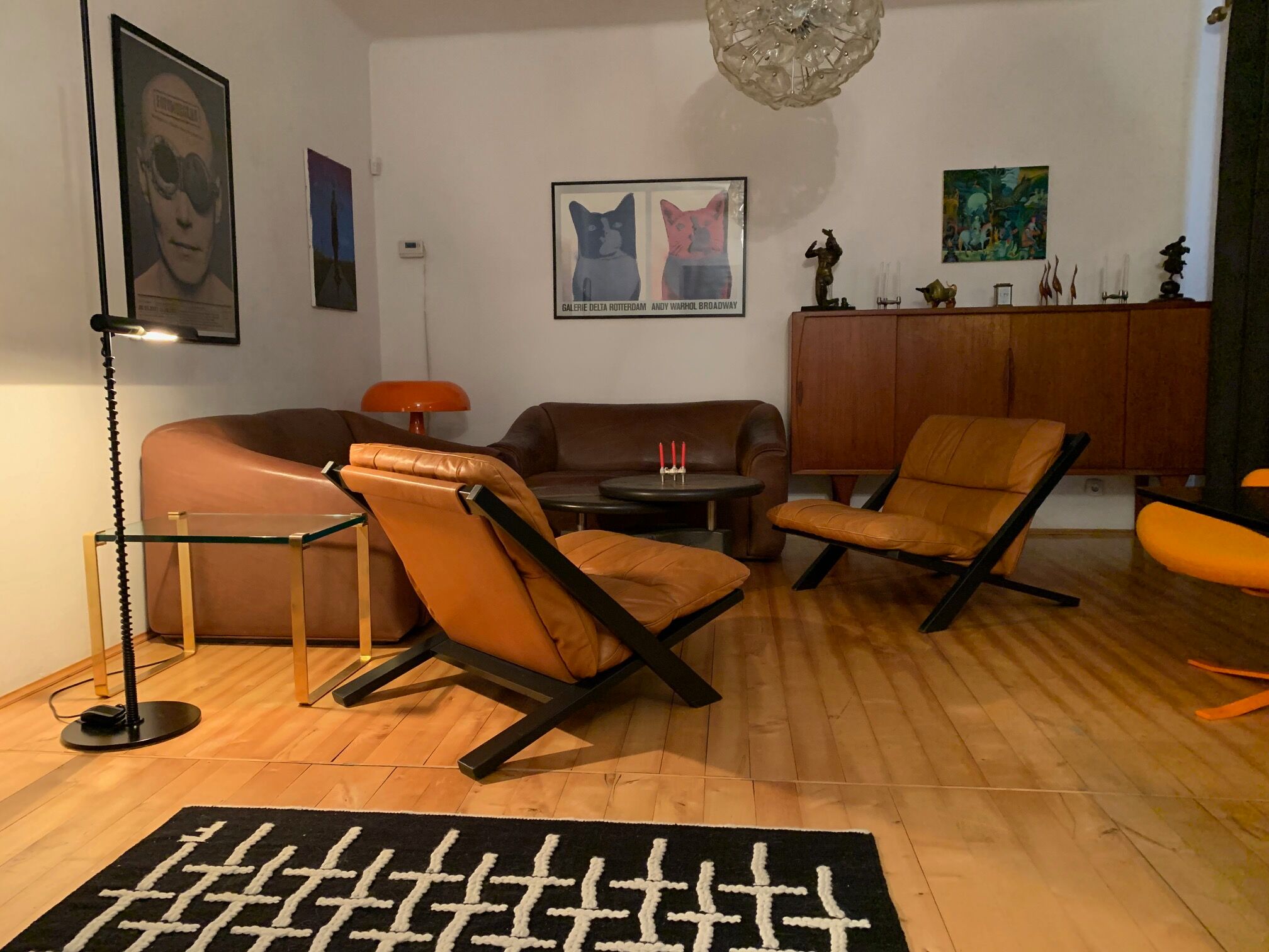 Paire de fauteuils par Ueli Berger, De Sede, Suisse, années 1970.