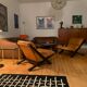 Pair of armchairs by Ueli Berger, De Sede, Switzerland, 1970s.