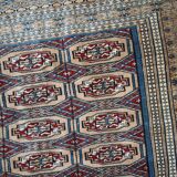 Tapis Vintage Bukhara en Laine, Années 1960, Élégance Traditionnelle