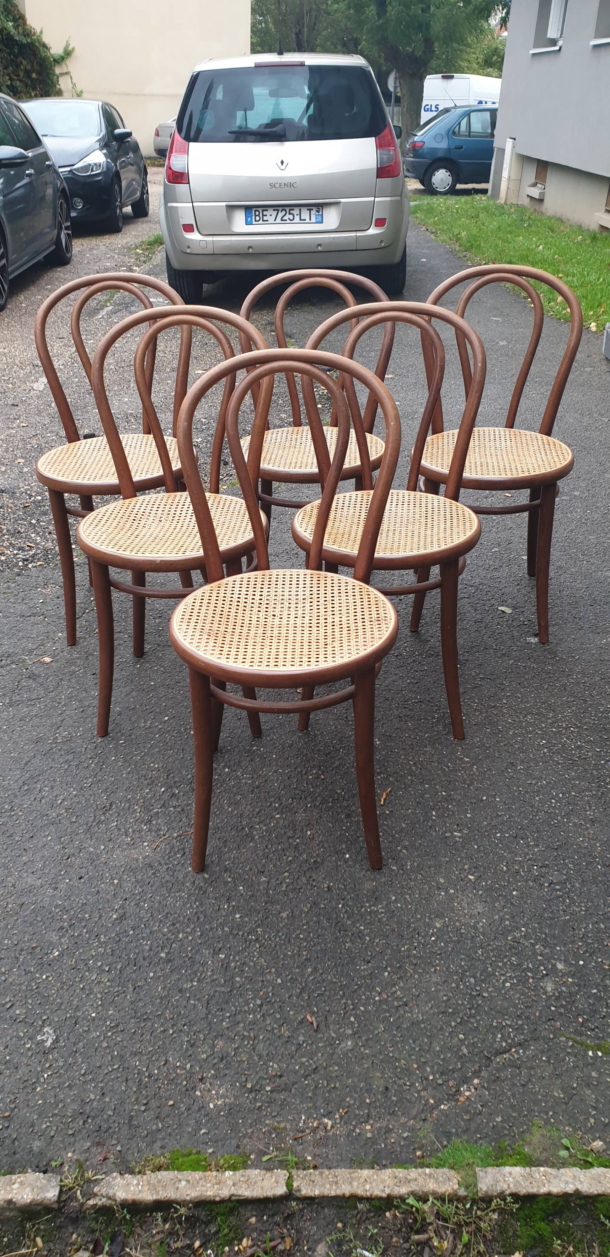 6 chaises bistrot bauman