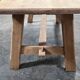 Faded oak table