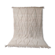 Authentic Beni Ouarain Rug, Ecru, Handmade in Soft Wool - 300x200cm