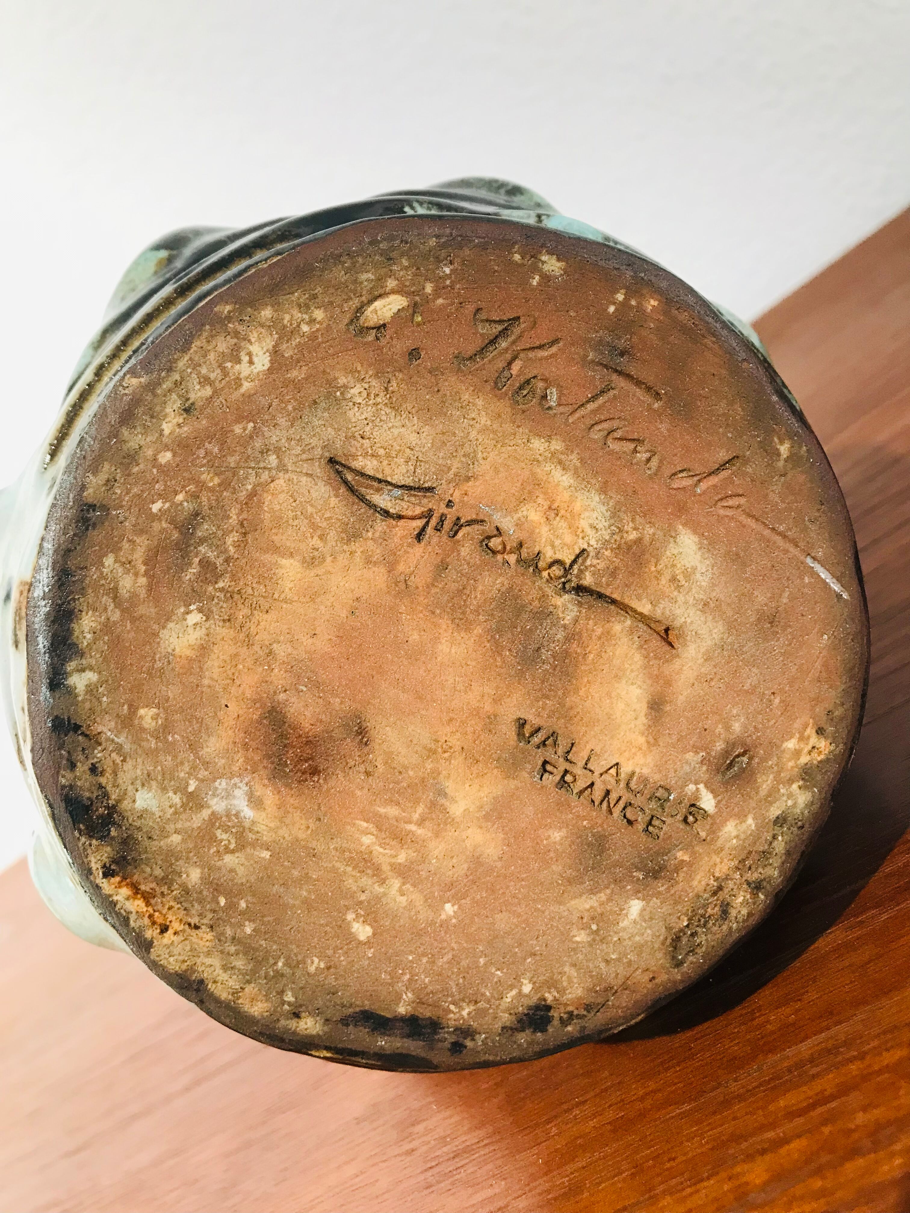 Vase Kostanda Giraud année 1960
