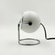 Lampe de table eyeball Targetti chrome design spatial Italie années 70