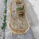 Vintage rattan cradle 1950