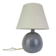 Ceramic ball lamp grey/blue, vintage 1960s