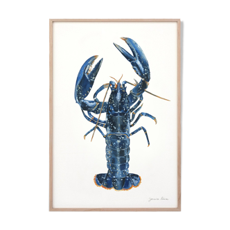 "Lucie", le homard, tirage d'art 21/29,7 cm