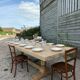 Grande table en bois brut ( 12 personnes )