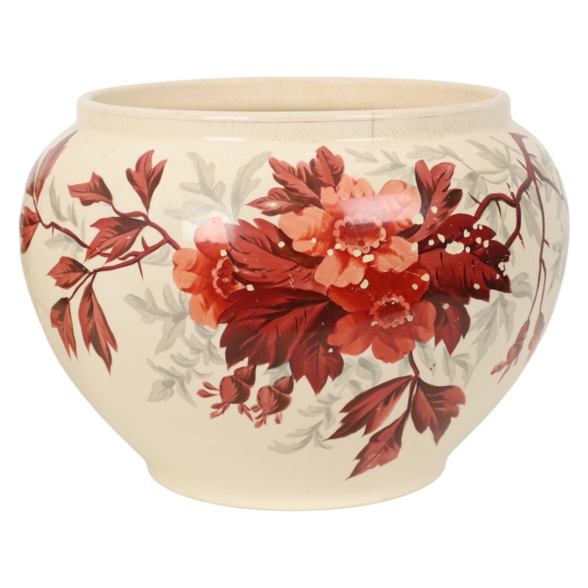 Grands pots à fleurs antiques Cachepots Décor floral