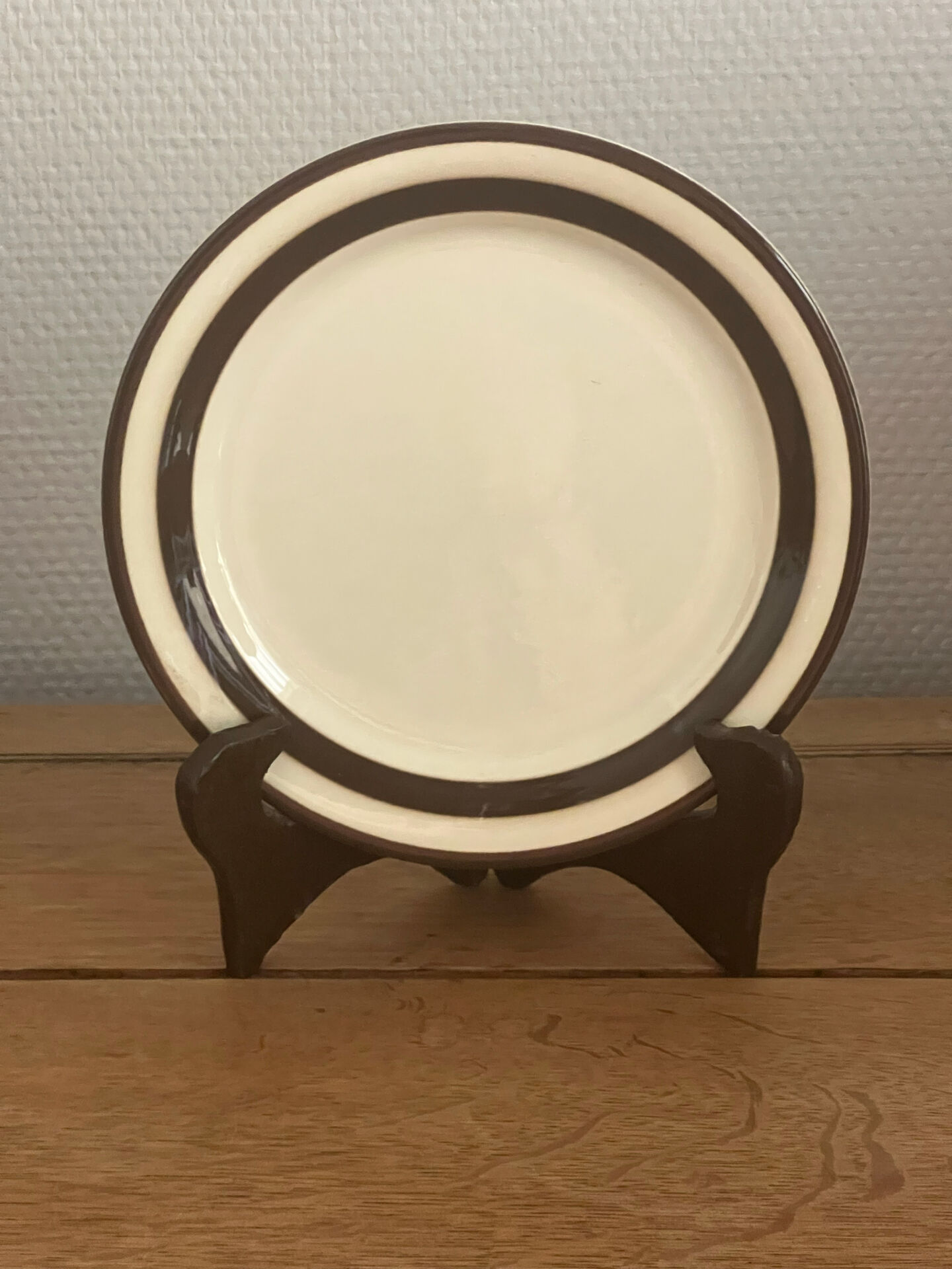 6 Italian dessert plates Pagmossin in ceramic