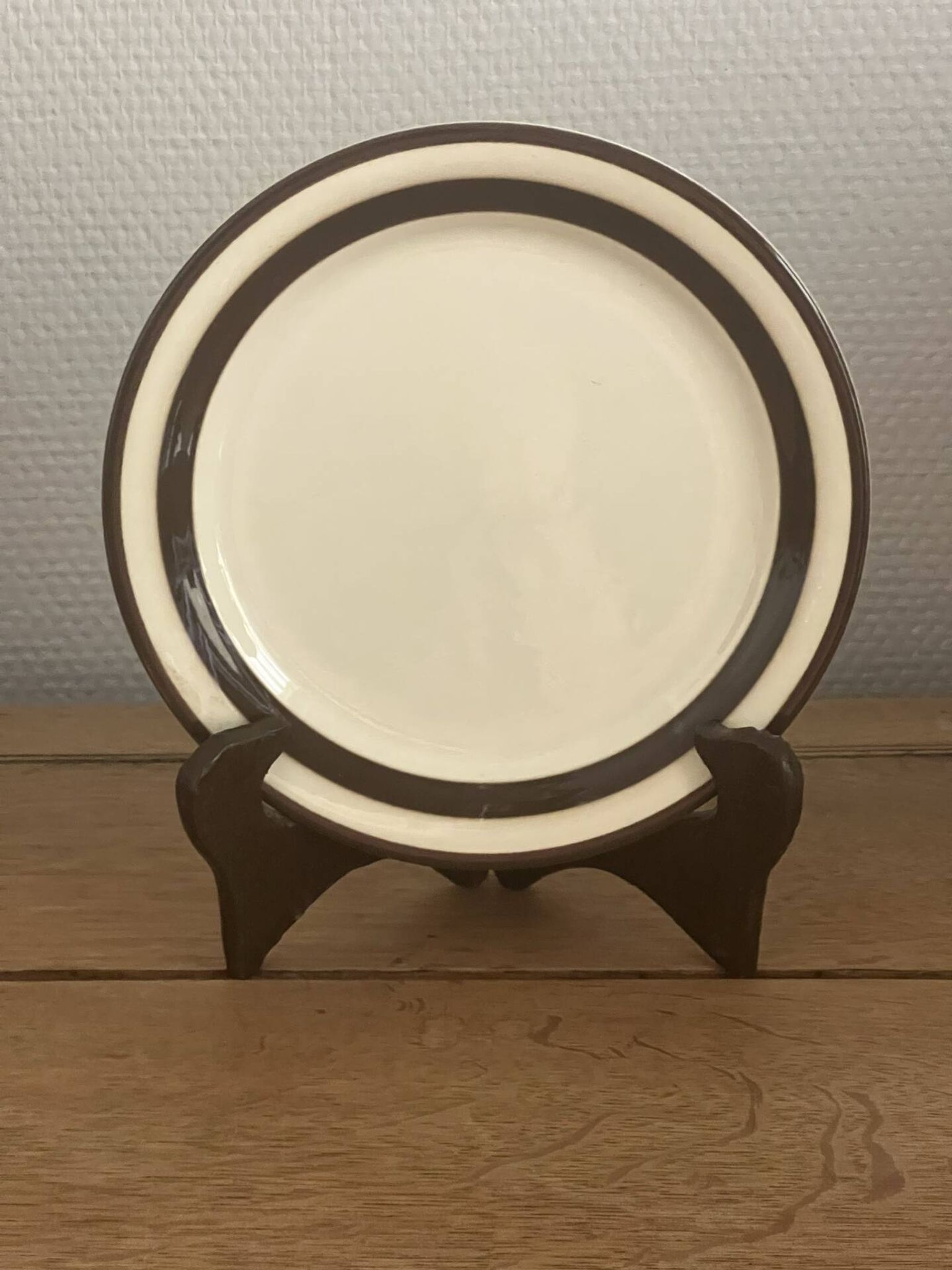 6 Italian dessert plates Pagmossin in ceramic