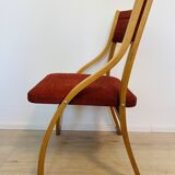 Vintage Dining Chairs by Ludvík Volák for Dřevopodnik Holešov, 1960’s, Set of 2