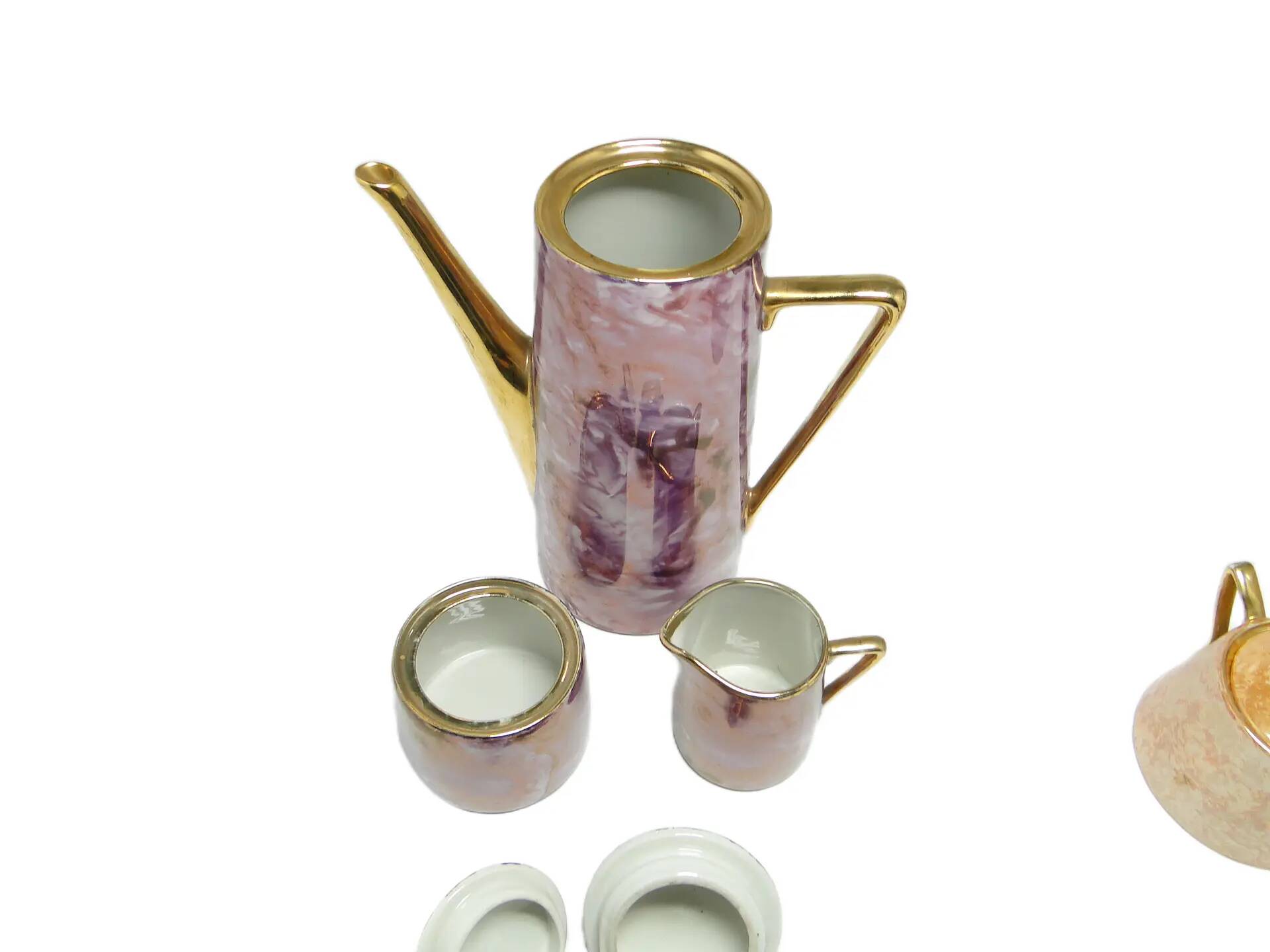 Krzysztof tableware set, mid-century modern, porcelain, Poland, 1970s.