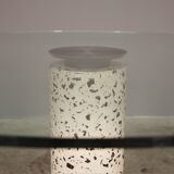 Round table with glass surface