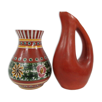 Paire de vases en terre cuite