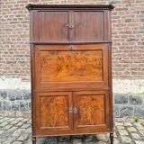 Secrétaire à guillotine En Acajou D’époque Louis XVI XVIII Eme Siècle