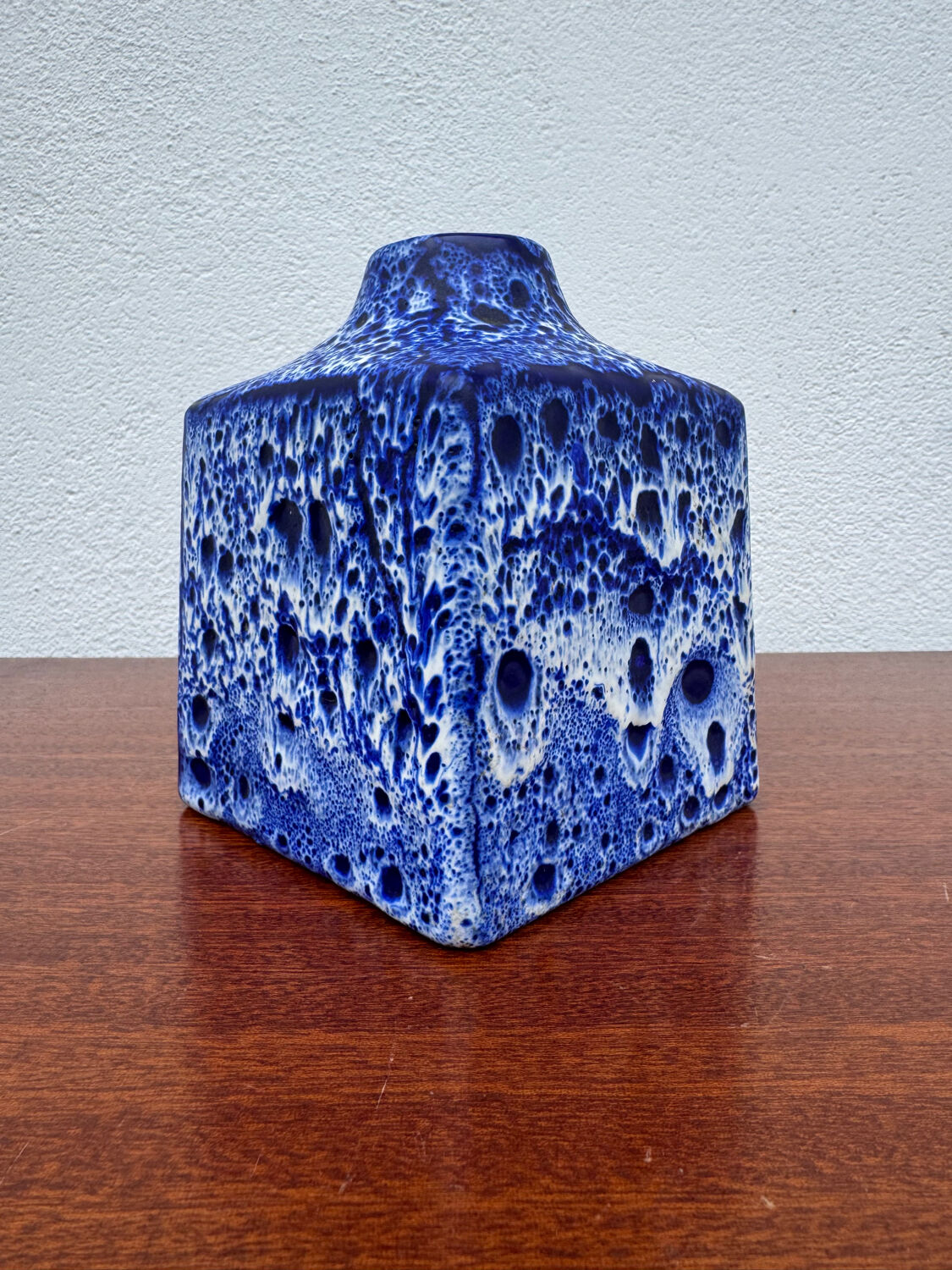 Vase carré ES Keramik, années 70