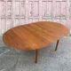 Solid teak table by Peter Hvidt for Soborg, 1956