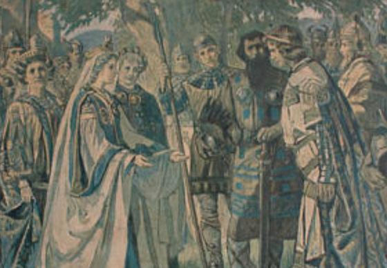 Poster "Historical awakening" 1949