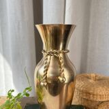 Vintage brass vase