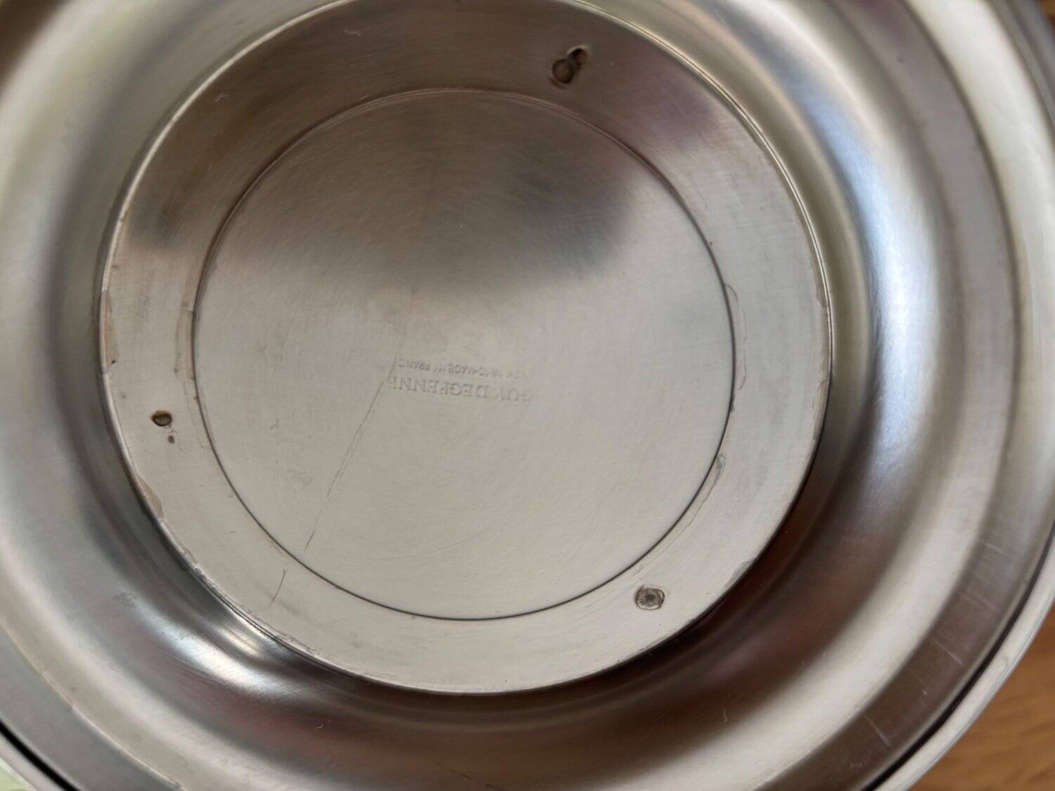 Champagne Bucket Guy Degrenne – Stainless Steel & Gold-Plated Brass