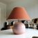 Lampe champignon en céramique Ø52, 1980