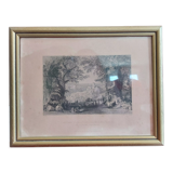 Bosphorus etching on the black sea