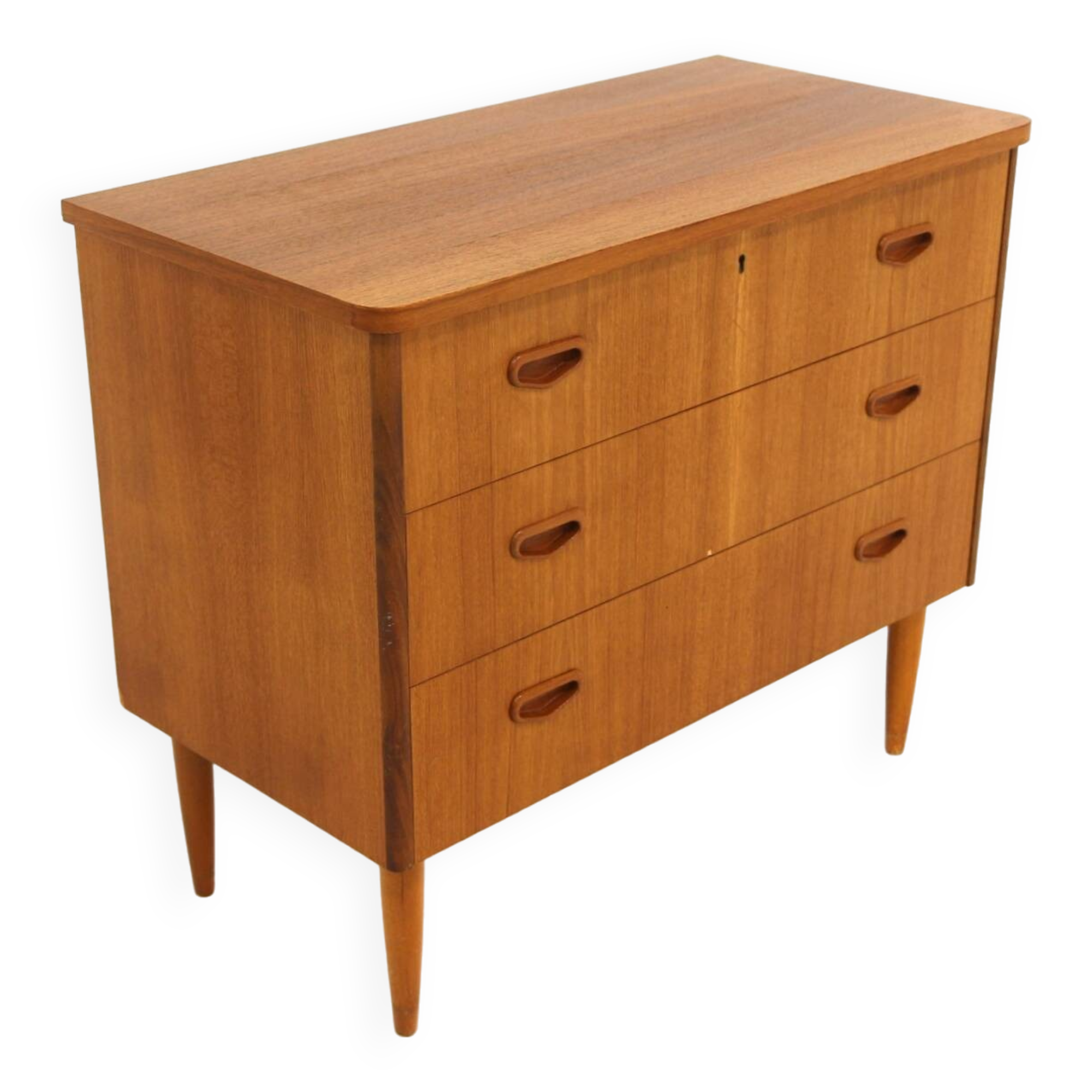 Scandinavian teak chest of drawers, Sweden, 1950
