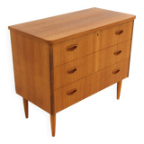 Commode scandinave en teck, Suède, 1950