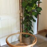 Glass and canning coffee table