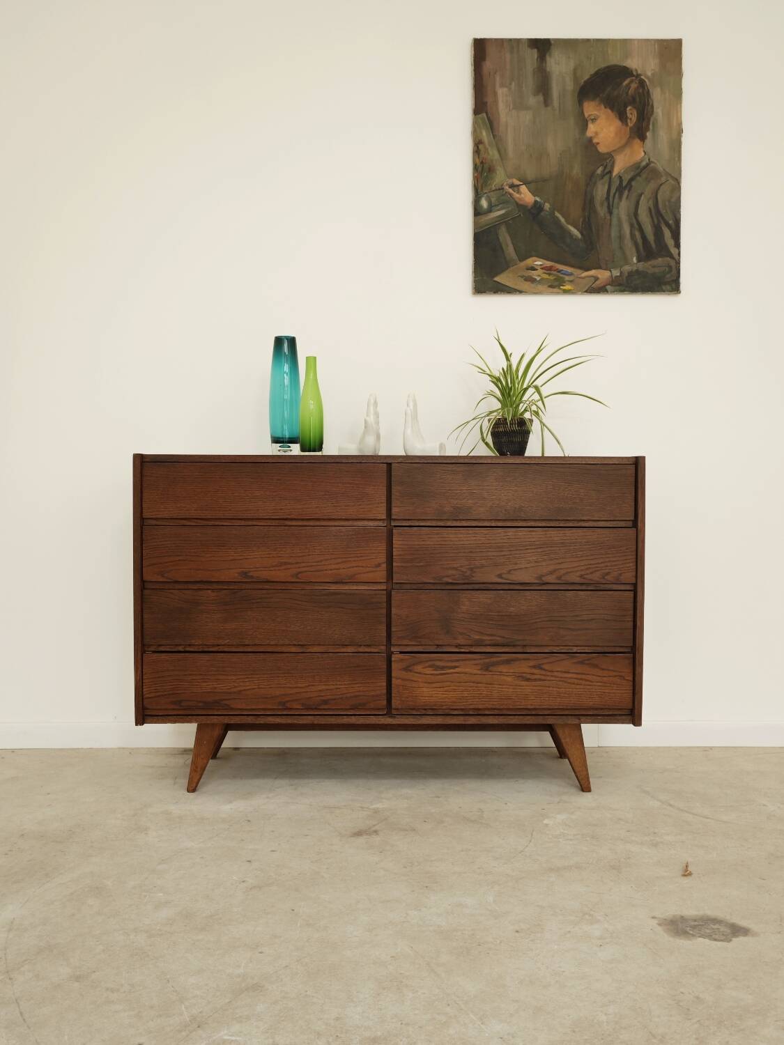 Commode / Buffet U 453 Dark Oak Jiri Jiroutek for Interior Prague 60s
