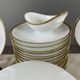 45-piece table service in Limoges porcelain, 20th century