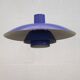 Blue Louis Poulsen PH 4/3 Pendant Lamp: 1970s Scandinavian Design