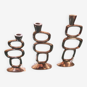 Set of 3 Matthew Hilton Candleholders