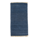 Scandinavian style minimalist flat weave rug. A small one.
