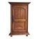 Louis XIII oak wardrobe, bonnetière, 18th century.